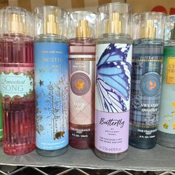 Bath & Body Works Mist Full Size $8 Each 