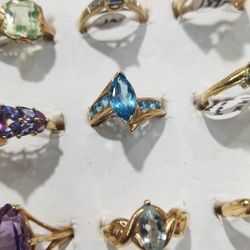 Semi precious stone ring