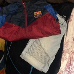 Kids FCB Jacket RSQ Jeans 
