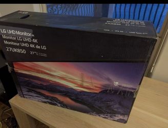 Brand new 4K monitor