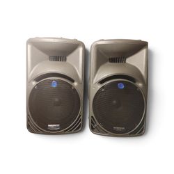 Mackie SRM450 V1 Active Powered PA Speakers (Pair) - Highly Sought-After Version 1 w/ Wheeled Gator Bags