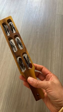 Wooden Paddle Jingle Bells Percussion Instrument