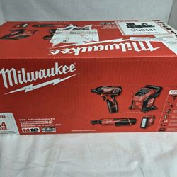 M12 12V Milwaukee 4 Tool Combo 