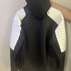 Guess Motorcycle Leather Jacket