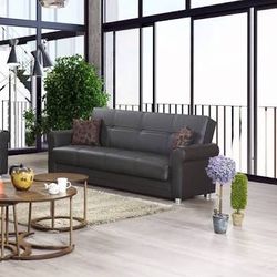 Brand New Leather Sofá Bed On Sale Available In Other Sitúales $349