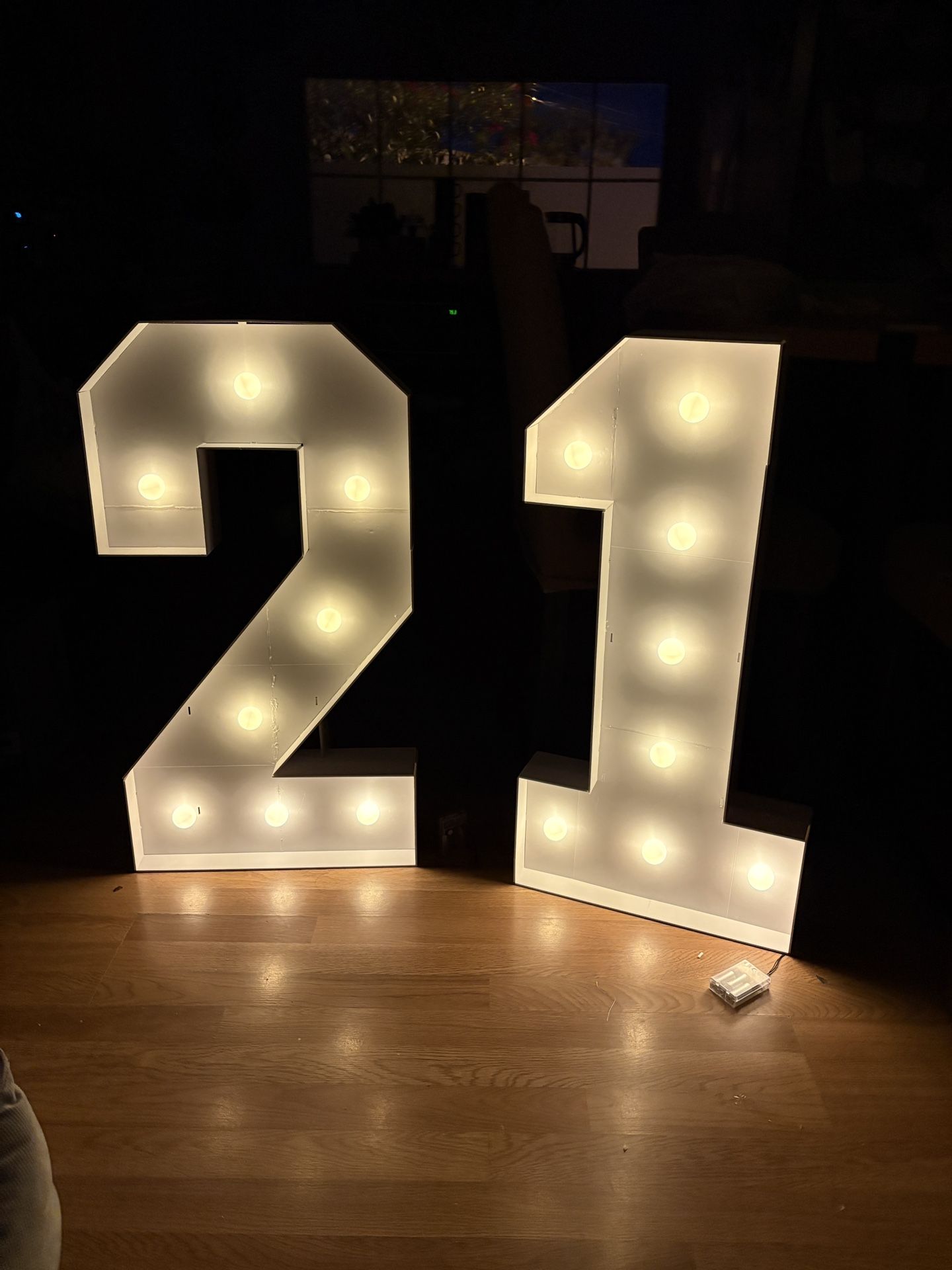 21/12 Number Marquee 