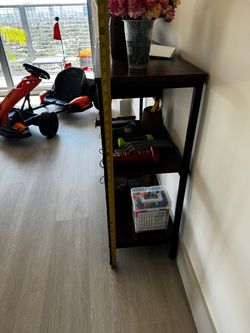 Table with shelves