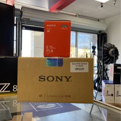 Sony FX30 With Sony E11mm F1.8