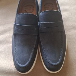 DRIVER CLUB SIZE 7. BLACK. LEATHER UPPER AND LANNING.  MADE IN BRAZIL. 