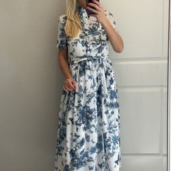 Shirt Dress Midi Length 