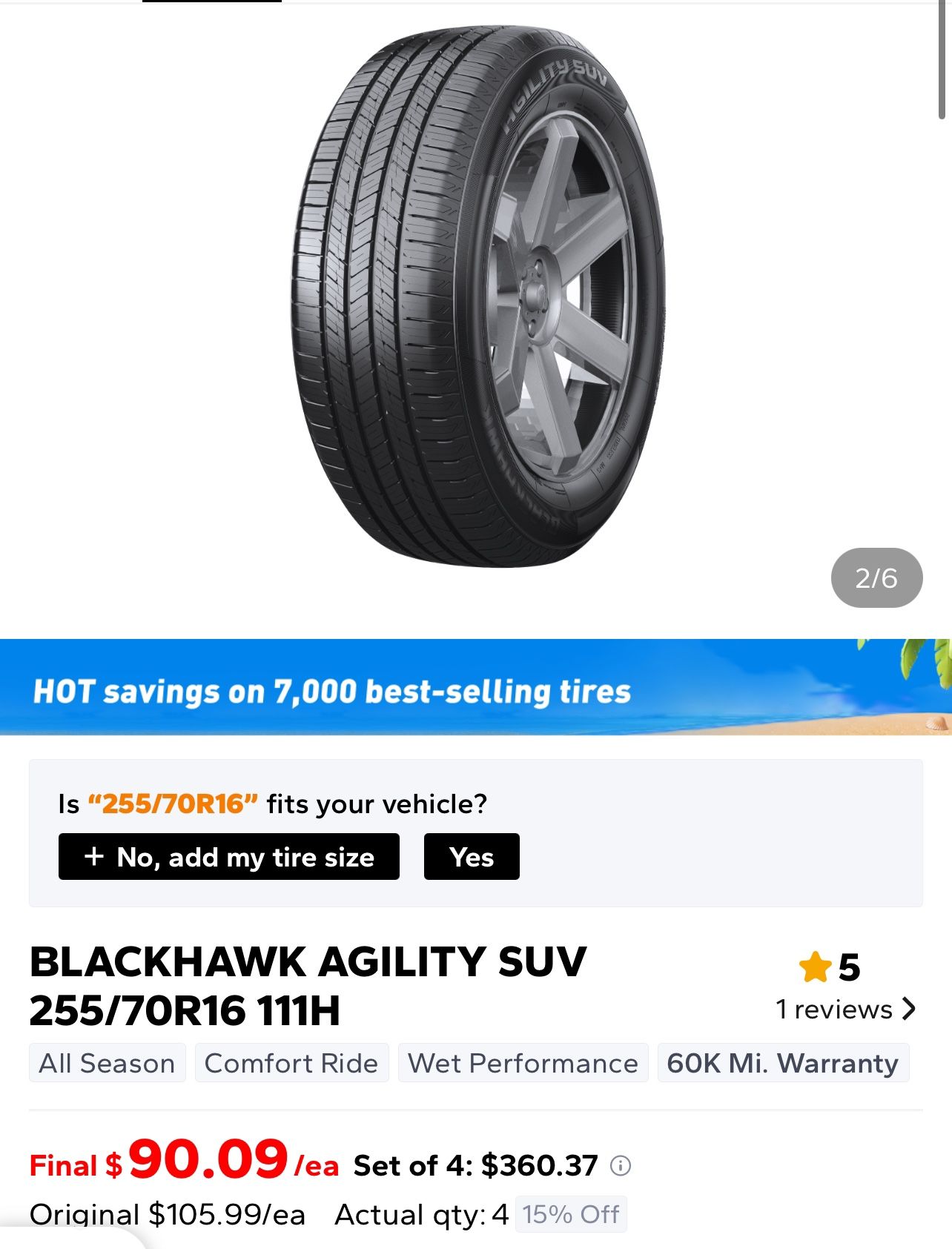 Blackhawk Tires