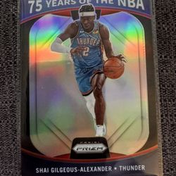 Shai Gilgeous Alexander Lot of 4 Cards Prizm Illusions Topps