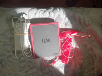 Nintendo Wii Mini Console Red with Controllers
