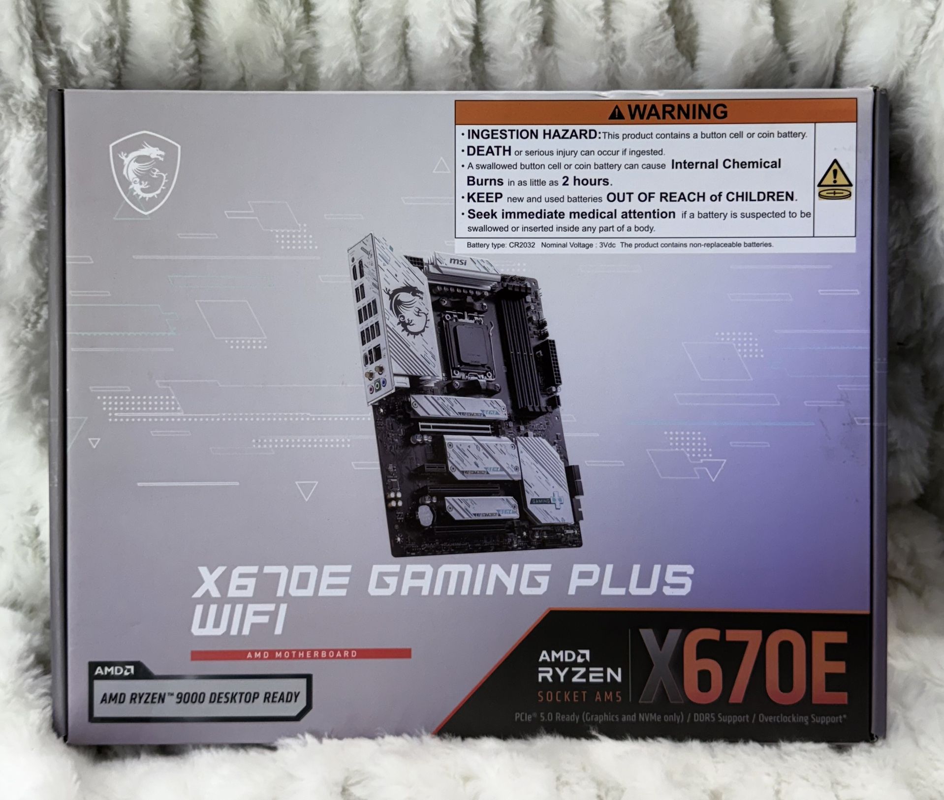 MSI X670E GAMING PLUS WIFI motherboard