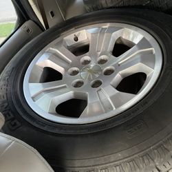 Chevy 6 Lug Tahoe Suburban Wheels Are Mint Tires Still Hold Air 
