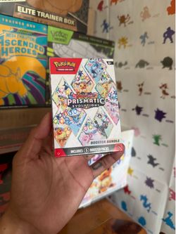 Prismatic evolution booster bundle Pokemon cards