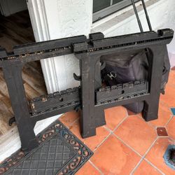 Husky Portable Saw Horses - Very Light And Super Sturdy 
