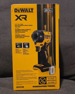 DEWALT XR 1/4" QUIET HYDRAULIC IMPACT DRIVER  (TOOL ONLY)