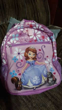 Princess Sofia bookbag looks new