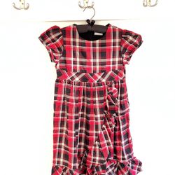 Holiday Dress Red Plaid