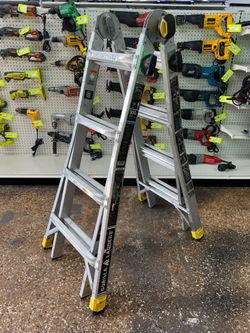 GORILLA LADDERS 18 FT. MULTI-POSITION USED