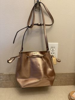 Rose Gold Small Coach Bag