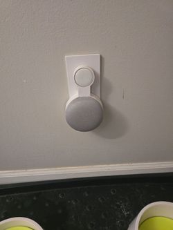 Google mini with cable management