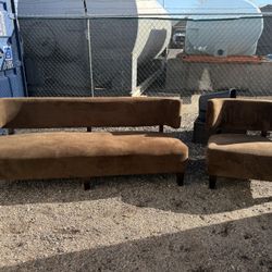 Armless Couch and Chair by Sitcom