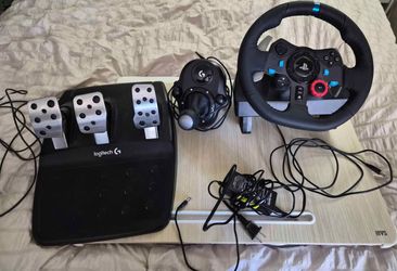 Logitech G29 Racing Wheel + Pedals + Shifter – LIKE NEW