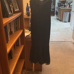 Black mermaid style prom/hoco dress size 0
