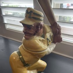 Rare Ezra Brooks The Mighty Casey Decanter