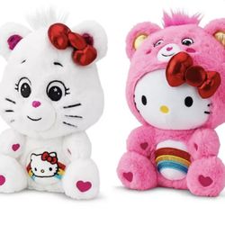 Hello kitty And Friends X Care Bears 10”