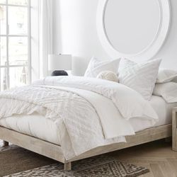 Pottery Barn Cayman Platform Bed Frame  (king) 