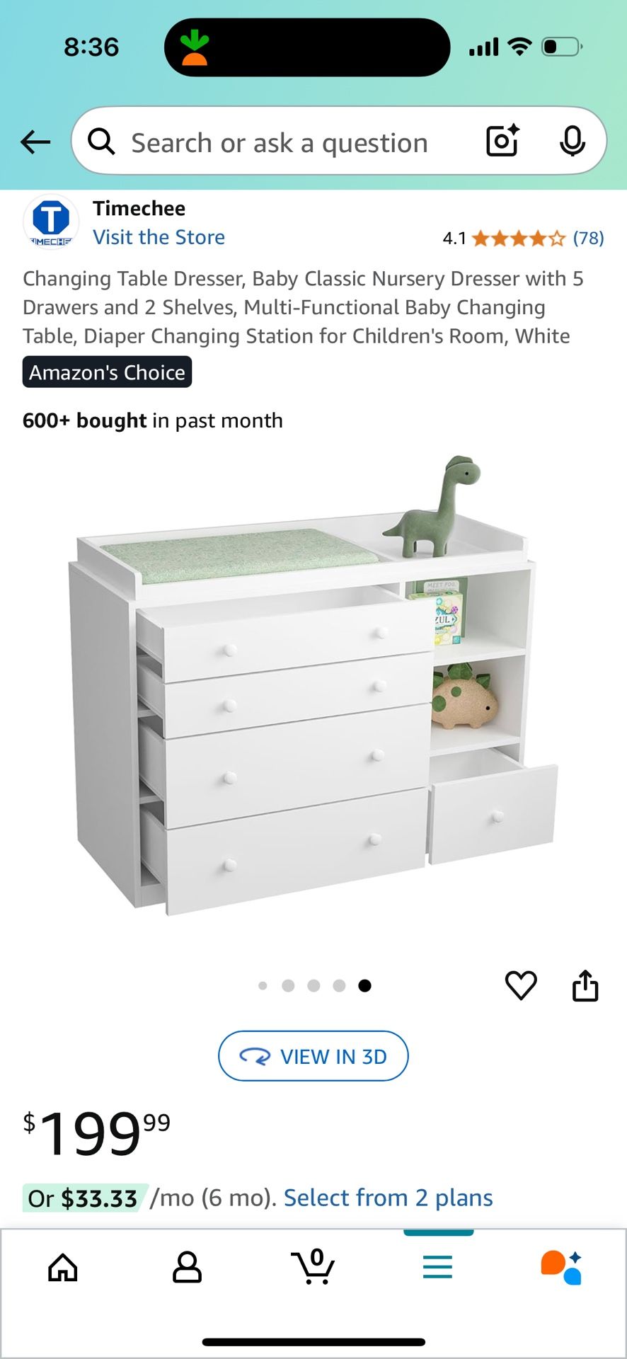 Changing Bed