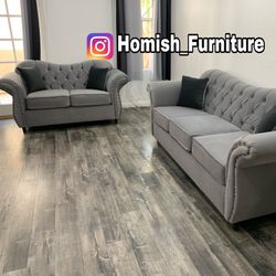 $1199 Brand New Sofa And Loveseat Set (read description)