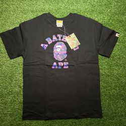 Purple bape tee size small