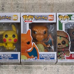 Pokemon & Star Wars Funko Lot