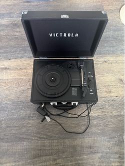 Victrola Record Player Black