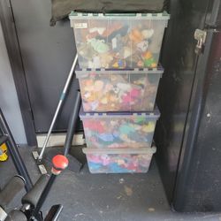 4Bins  Of Beenie Babies