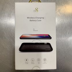 iPhone X Wireless Charging Battery Case - Red