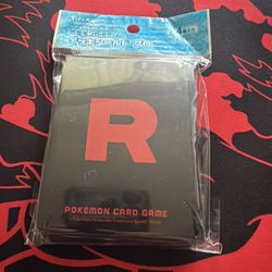 Pokemon team Rocket Sleeves $20 From Japan Pokemon Center Exclusive 64 Count