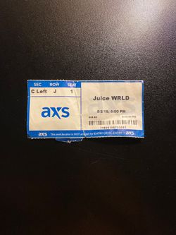 Juice wrld ticket