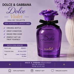 Dolce & Gabbana Dolce Violet Eau de Toilette 75ml