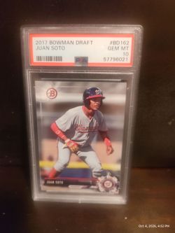 2017 Bowman Draft Juan Soto card