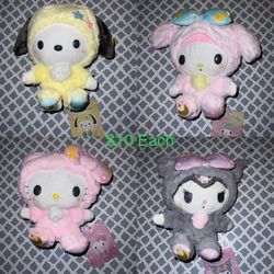 Sanrio Character Plushies 