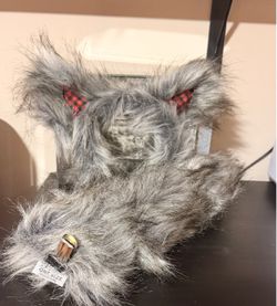 Faux wolf fur ears and tail kit