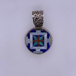 925 Sterling Silver Peruvian Chakana Pendant