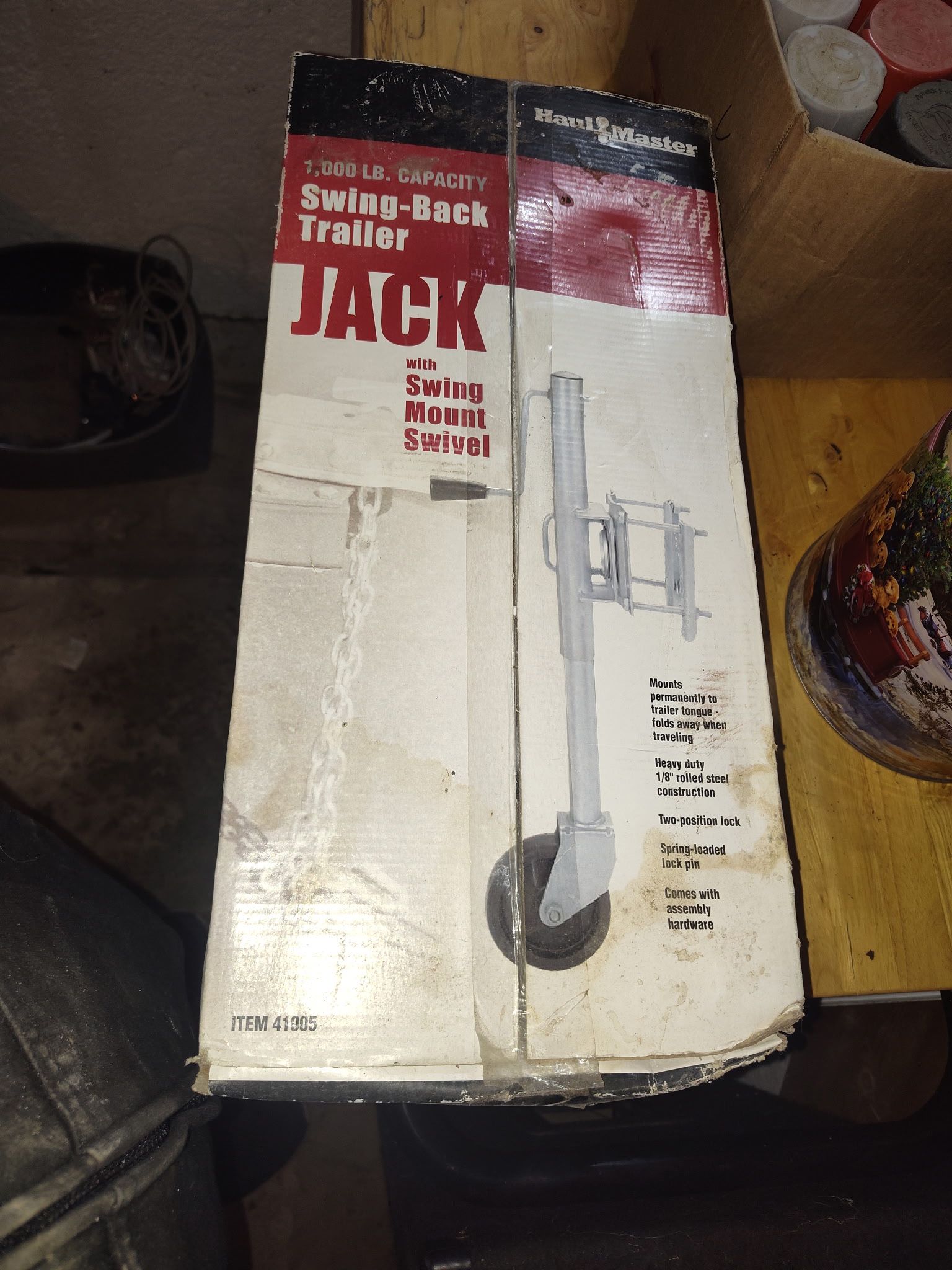 HAUL-MASTER 1000 lb. Capacity Swing-Away Trailer Jack