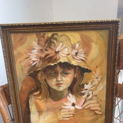 Vintage Else NethersoleOil Painting Artist signed 1967