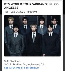 BTS  3 tix available
